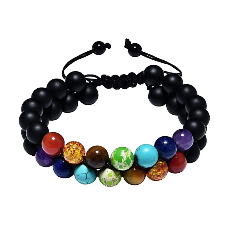 Chakra Bracelet Healing Crystals Yoga Stone