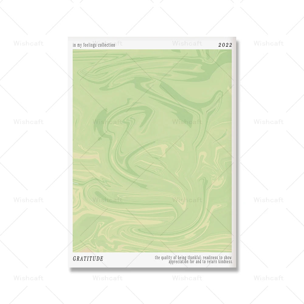 Healing Green Aura Spiritual Wall Poster