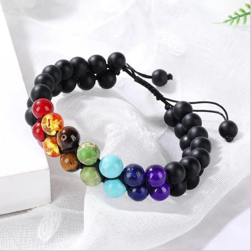 Chakra Bracelet Healing Crystals Yoga Stone