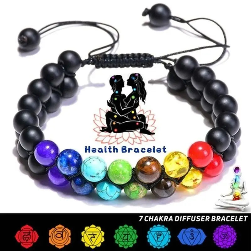 Chakra Bracelet Healing Crystals Yoga Stone