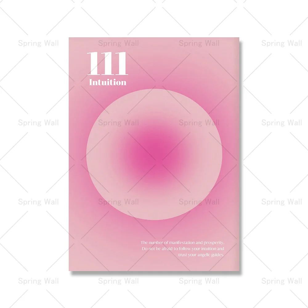 Daily Affirmation Spiritual Pink poster