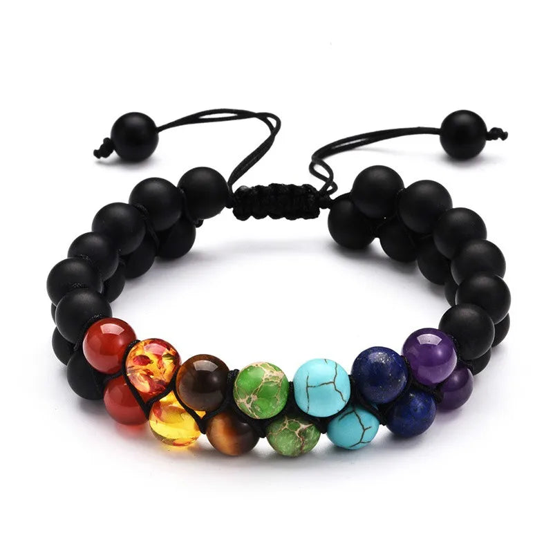 Chakra Bracelet Healing Crystals Yoga Stone